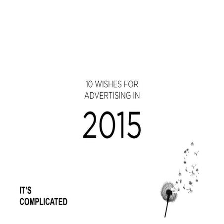 10 wishes for advertising in 2015