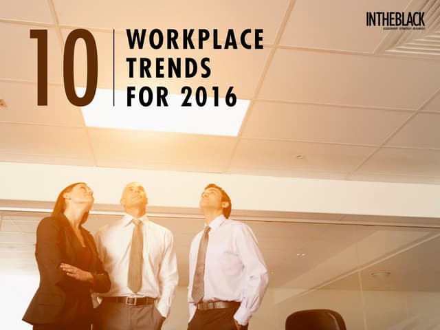10 future workplace trends