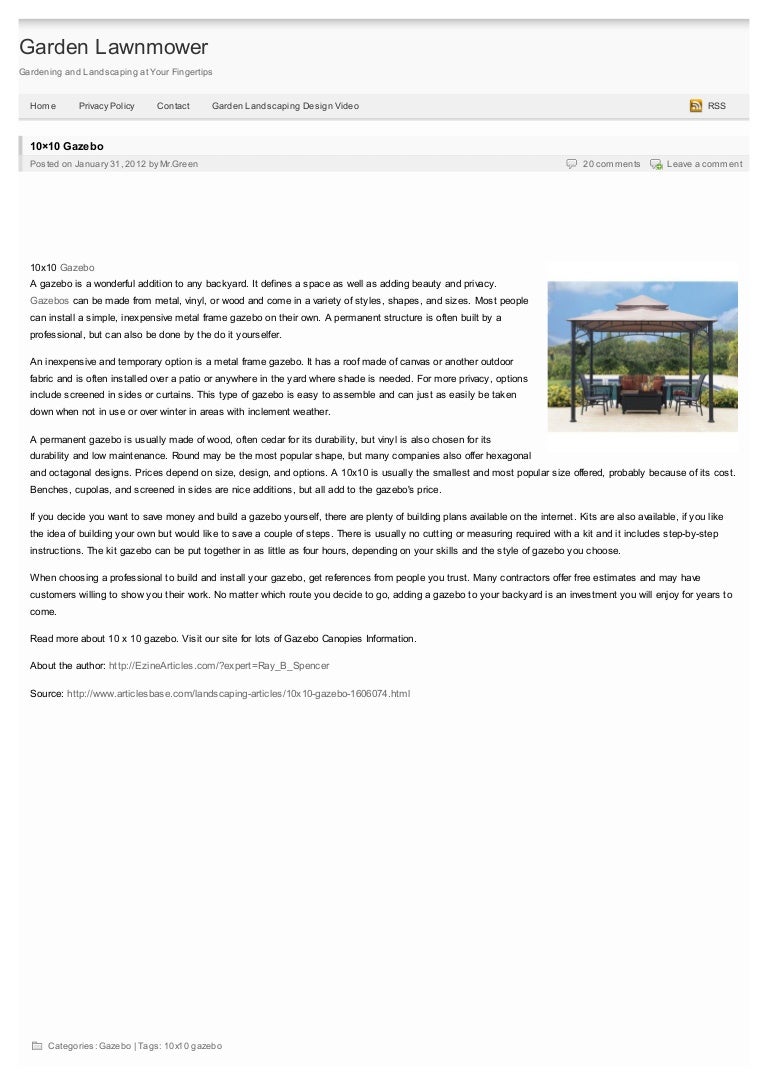 10x10 Metal Frame Gazebo 10x10 gazebo pdf 10x10 Metal Frame Gazebo 10x10 gazebo pdf
