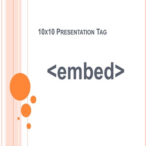 10x10 presentation tag