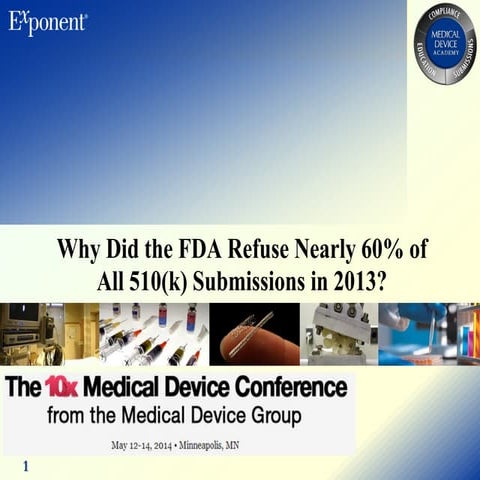 FDA Refused 510(k) Submissions