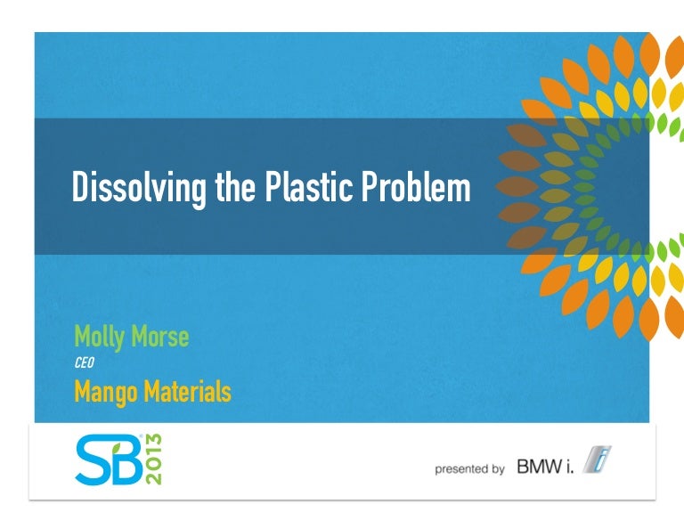 Dissolving the Plastic Problem