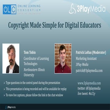 Copyright Made Simple for Digital Educators