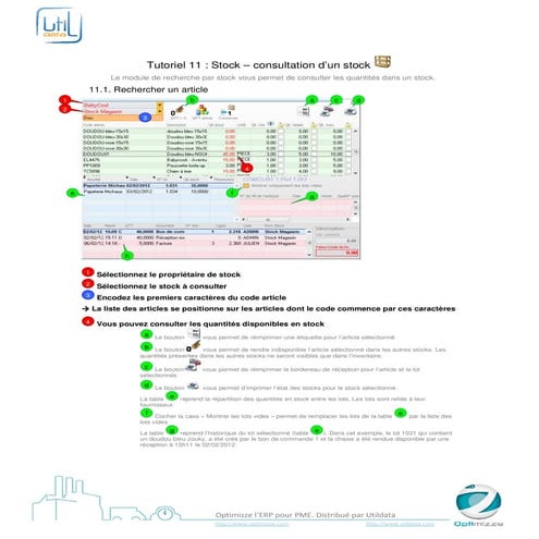 Rechercher un article - Optimizze - ERP - V16