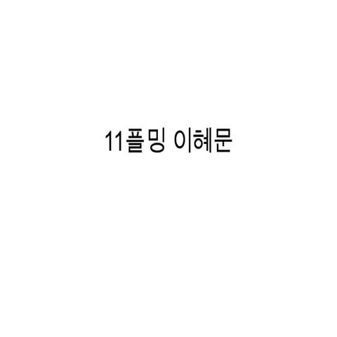 11플밍 이혜문