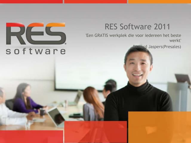 RES Online Seminar Een gratis werkplek voor iedereen