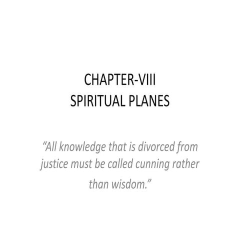 11.psycho spiritual planes