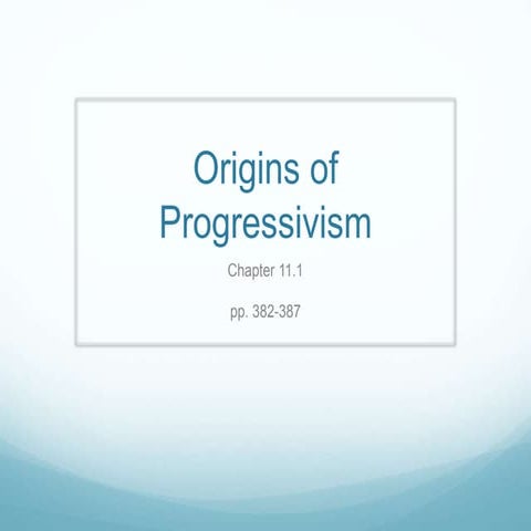 Progressivism