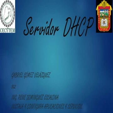 11. servidor dhcp