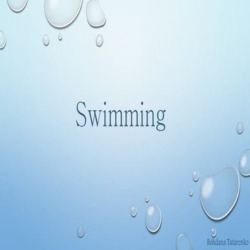 Swimming