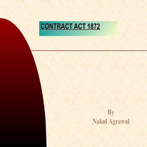 nakul agarwal   contract act presentation