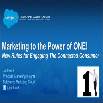 Marketing to the Power of ONE!