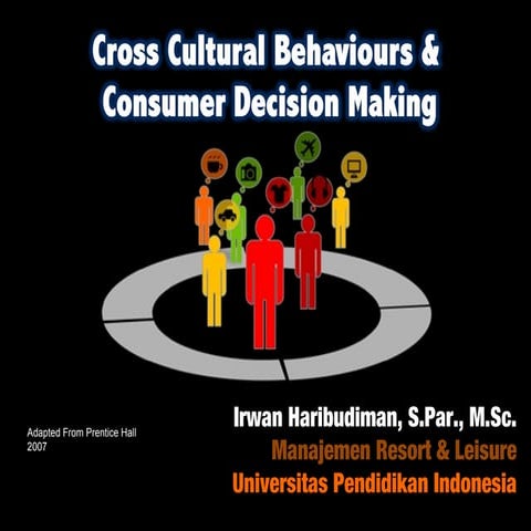 11. Perilaku Wisatawan - Cross Cultural Behaviour & Tourist Decision Making