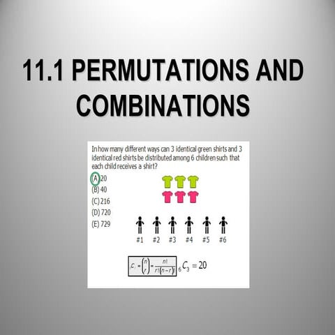 11.1 11.1 combination and permutations