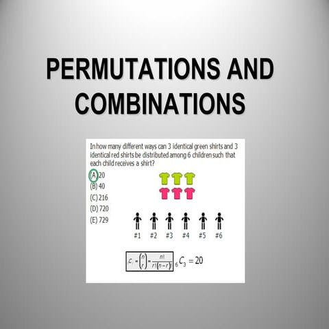 11.1 combination and permutations