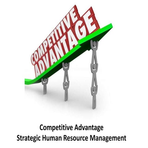 Competitive advantage -  strategic human resource management