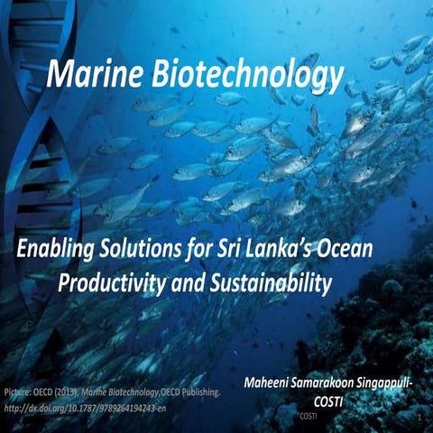 Ms Maheeni Samarakoon Marine Biotechnology 