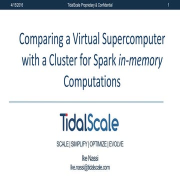 Dr. Ike Nassi, Founder, TidalScale at MLconf NYC - 4/15/16