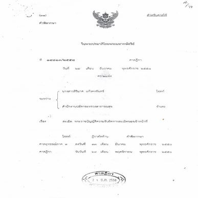 คำพิพากษาศาลฎีกา(แพ่ง)คดีร่อนพิบูลย์ 11พ.ค.59