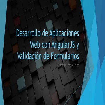 11 . desarrollo de aplicaciones web con angular js y validacion de formularios