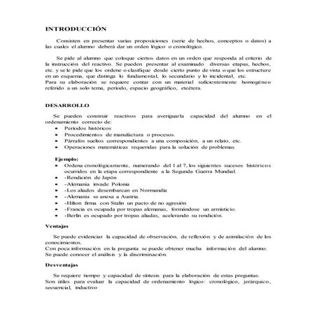 11.reactivos de jerarquización u ordenamiento