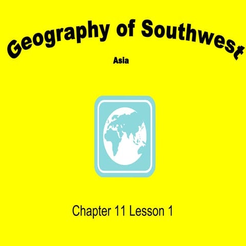 11.1 middle east geography