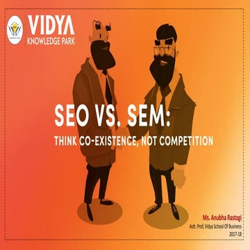 Understanding Search Marketing :SEO & SEM