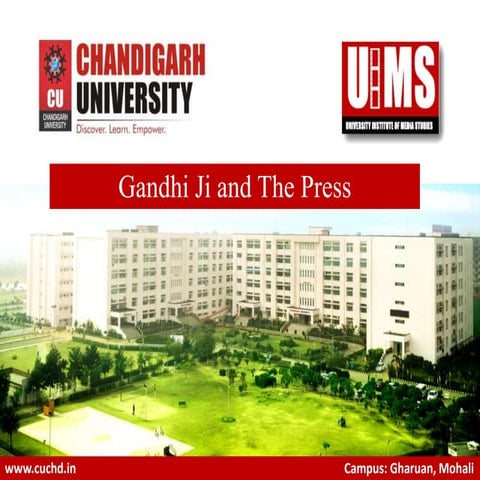 11.gandhi ji and the press 