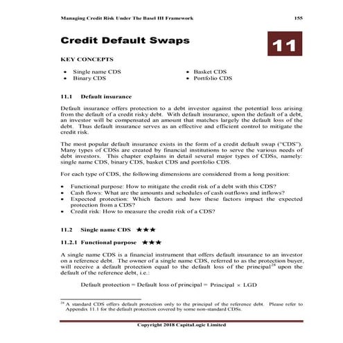 11.1 credit default swaps | PDF