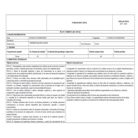 11. primero de bach p.c.a