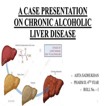 11. a case study on chronic alcoholic liver disease