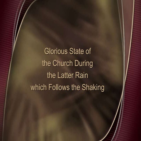 11. the glorious state of the church