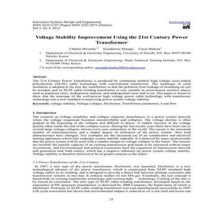 Overload capacity of power transformers | PDF
