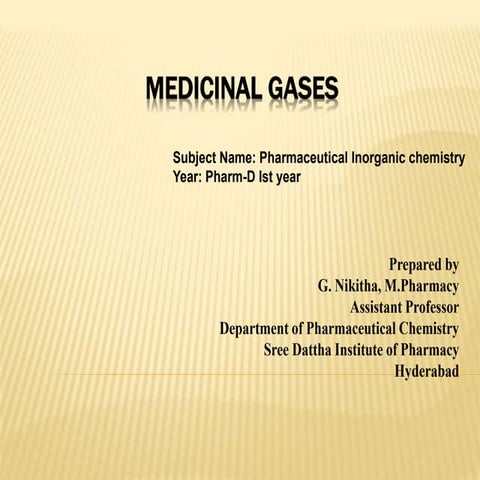 11. medicinal gases