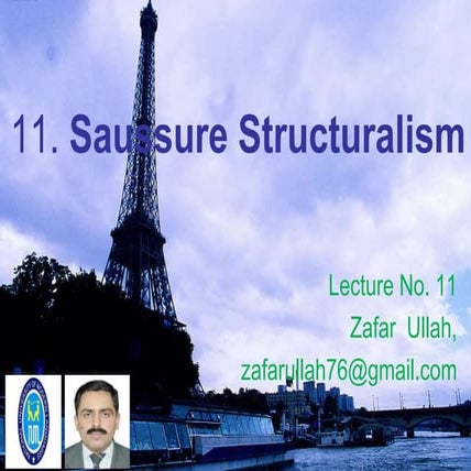 11. intro to lang. saussure, structuralism