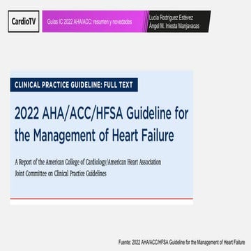 2022 AHA/ACC/HFSA Guideline for the Management of Heart Failure | PDF
