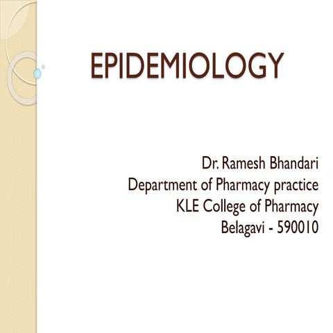 Epidemiology