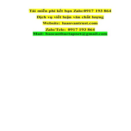 Luận văn: Nghiên cứu sự hài lòng của khách hàng về chất lượng dịch vụ , 9 ĐIỂM