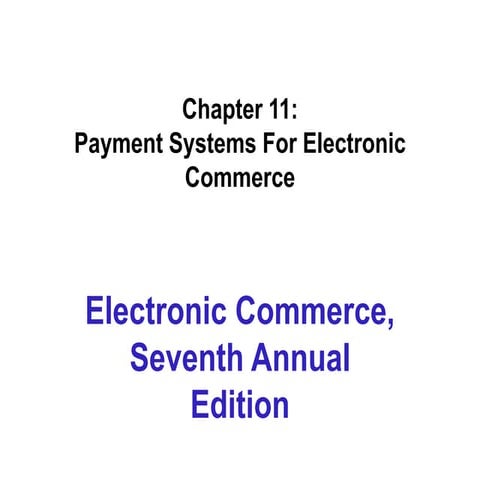 payment systems commerce eectronic and business