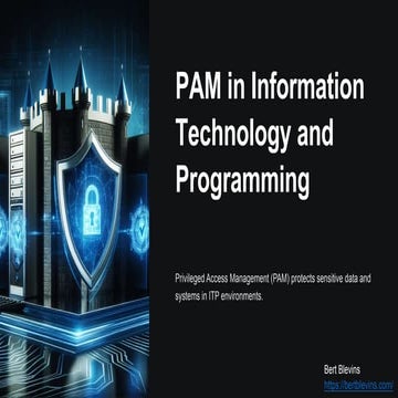 The Role of PAM in Information Technology and Programming (ITP)