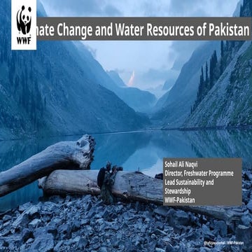 Climate Change & Water Resources of Pakistan | PPTX