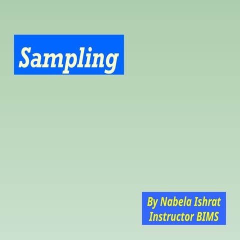 11.Sampling.pptxvhghghghhhhhhhghghghghghhhh