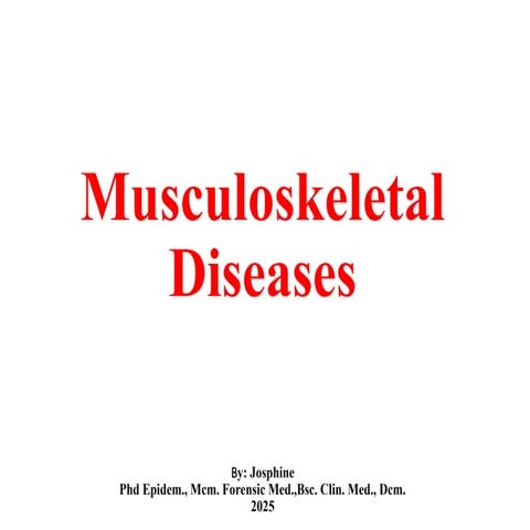 11. MUSCLE SKELETAL SYSTEM PATHOLOGY NOTES-
