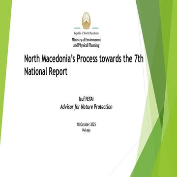 North Macedonia’s Process towards the 7th National Report