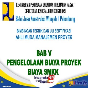 Comprehensive Guidance on Project Cost Management and K3 Safety in ...