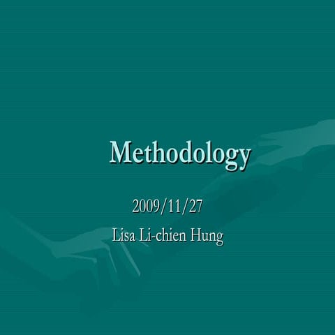 11.27 Methodology