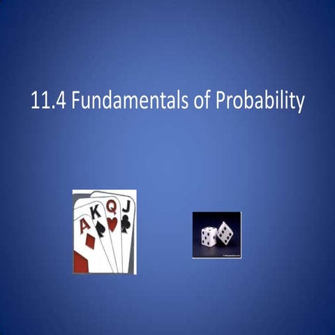 11.4 Probability