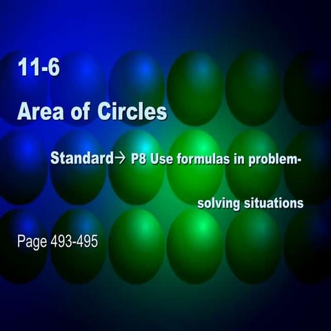 11-6 circles.ppt