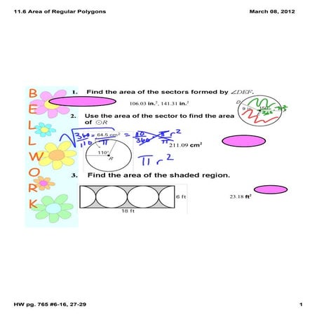 Areas of polygons notes | PDF