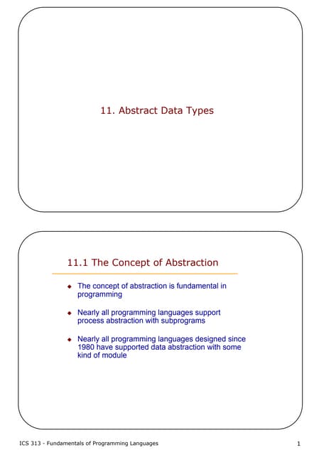 Abstract data types | PPT